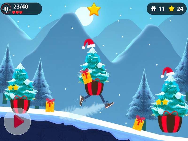 Festive Sprint Maestro Gameplay Screenshot